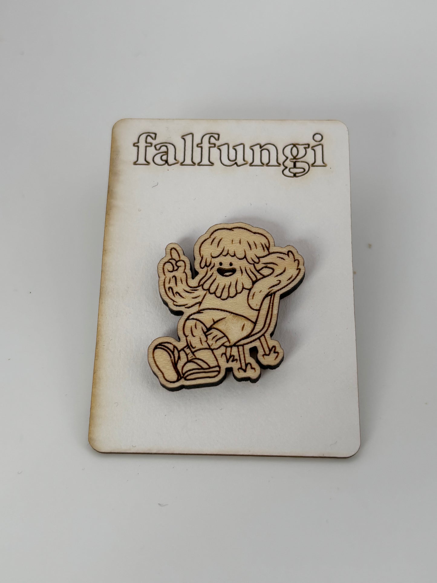 Falfungi pin badge