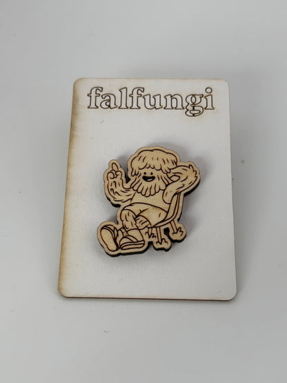 Falfungi pin badge