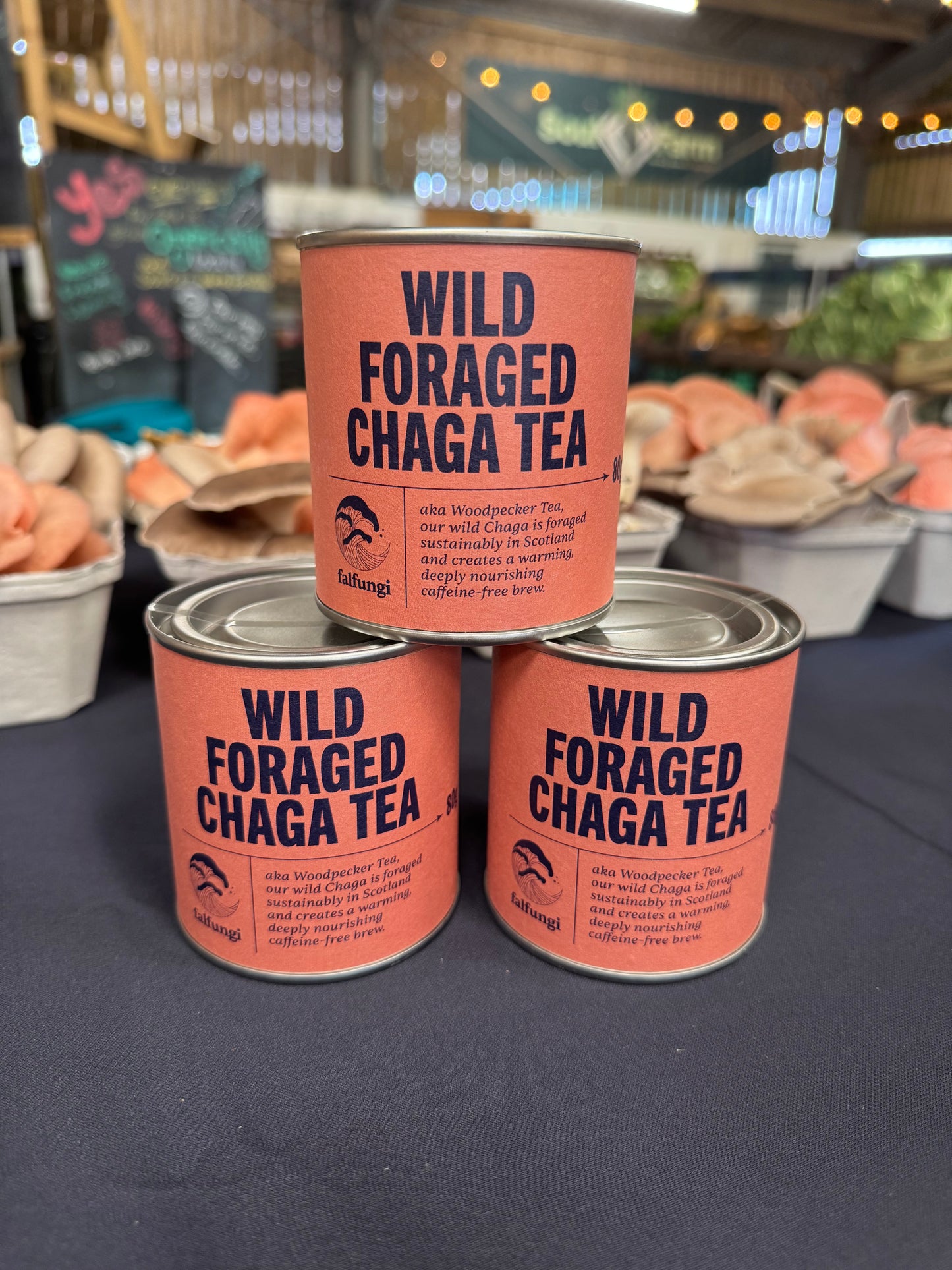Wild foraged Chaga tea