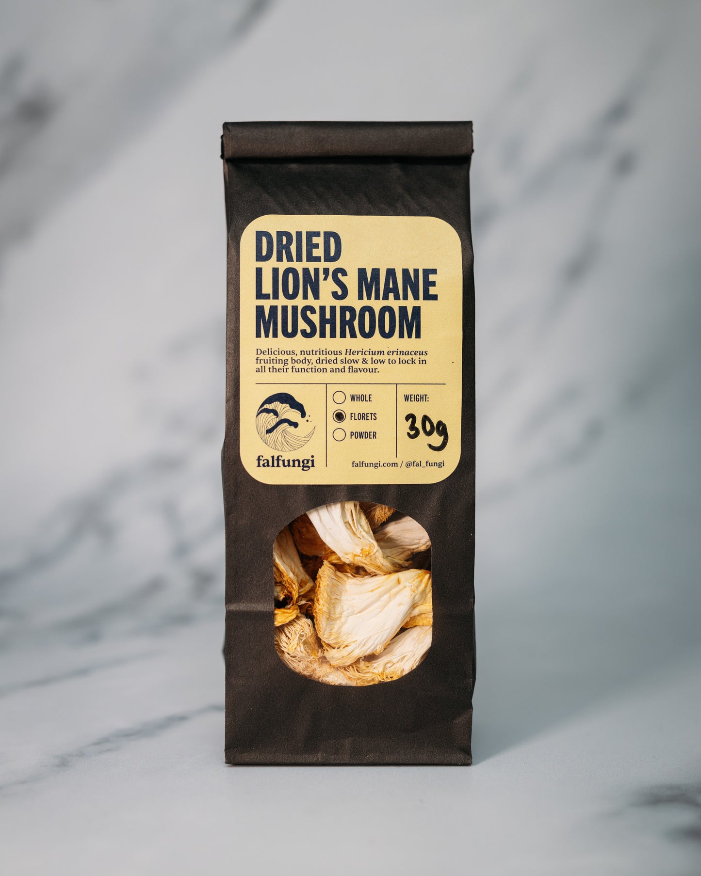 Dried Fal Fungi - Lion's Mane Florets 30g