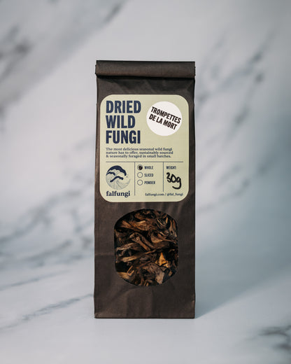 Dried Wild Fungi - Trompettes de la Mort 30g