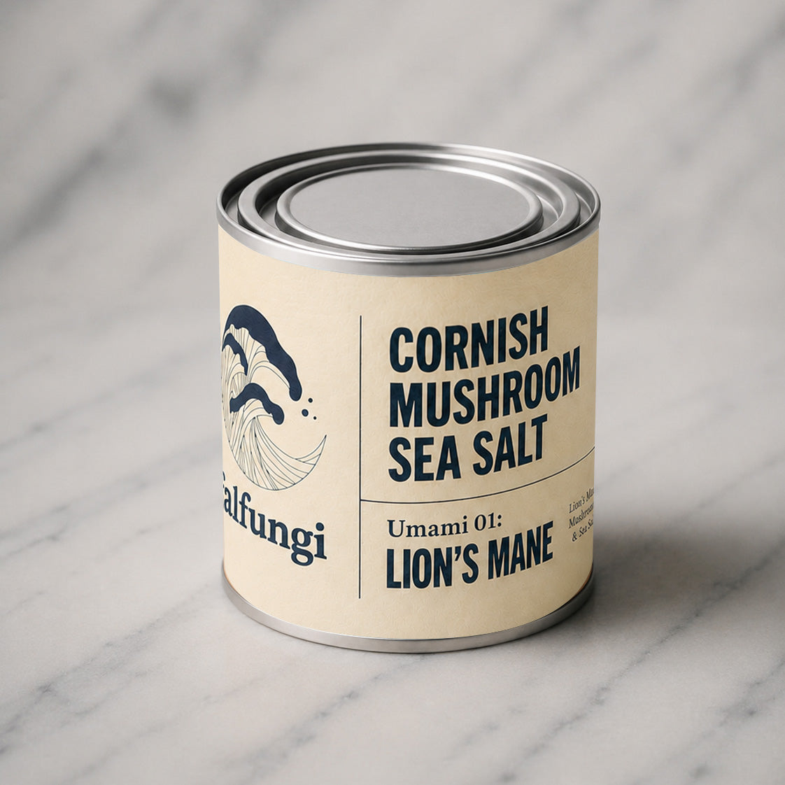 Cornish Mushroom Sea Salt Umami no 1: Lion’s mane 75g
