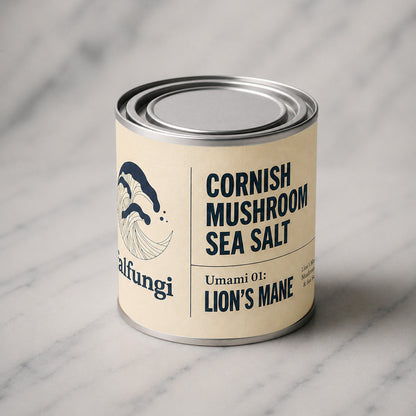 Cornish Mushroom Sea Salt Umami no 1: Lion’s mane 75g