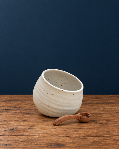 Handmade Cornish Ceramic Salt Cellar