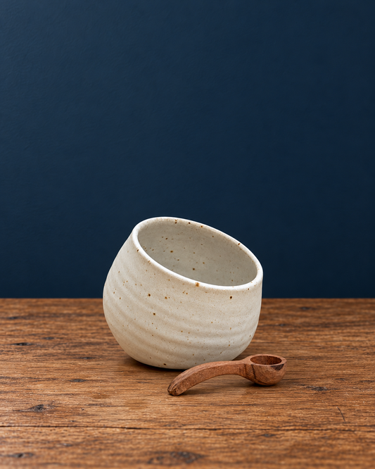 Handmade Cornish Ceramic Salt Cellar